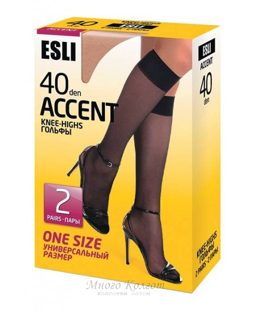 Esli Accent 40 (2 пары)